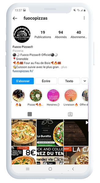 modele smartphone instagram fuoco pizzas 38