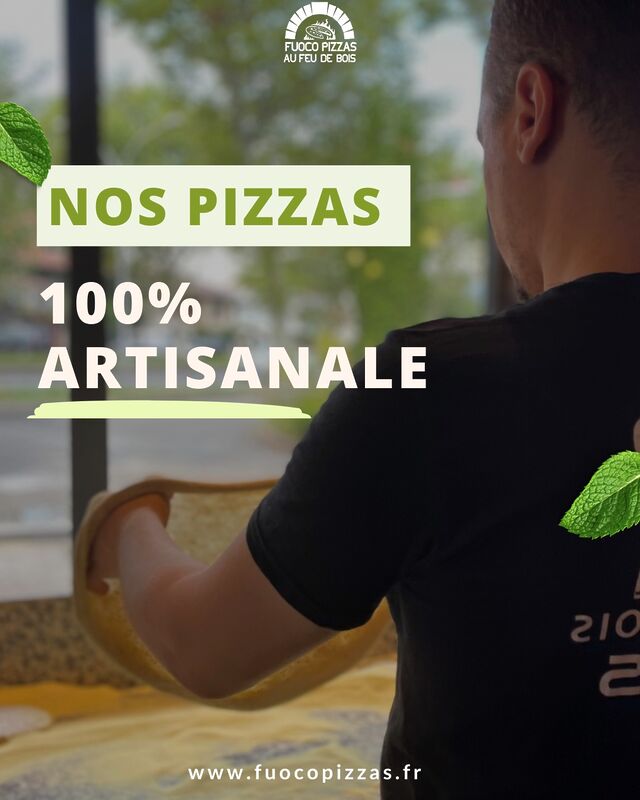 Des pizzas 100% artisanales ! 🍃🔥

Fuoco Pizzas est une enseigne passionnée qui souhaite partager l’amour de la cuisine exceptionnelle avec ses clients, en les accueillant dans une ambiance chaleureuse et conviviale. ✨🍕

 #pizzas #pizzeria #feudebois #grenoblefoodie #feudebois🔥 #grenoble #fuocopizzas #pizzeriaitaliana #familytime #pizzeriaechirolles #pizzasaumon #grenoblecity #pizzalove #pizzaravioles #pizzapizzapizza