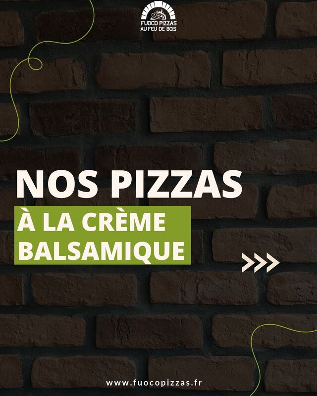 Chez Fuoco Pizzas, on vous présente notre délicieuse collection de pizzas à la crème balsamique. 🔥🍕

#FuoccoPizzas #CrèmeBalsamique #RaffinementCulinaire #ÉléganceGustative #ExpérienceInoubliable #FuoccoPizzas #pizzaiolopizzaria #grenoblealpes #grenoblefoodie #panuzzo #lovefood #grenobleresto #saladeverte #pizzaepicé #spicyfood #pizzabombay #recettepizza #mortadelle #végetarien